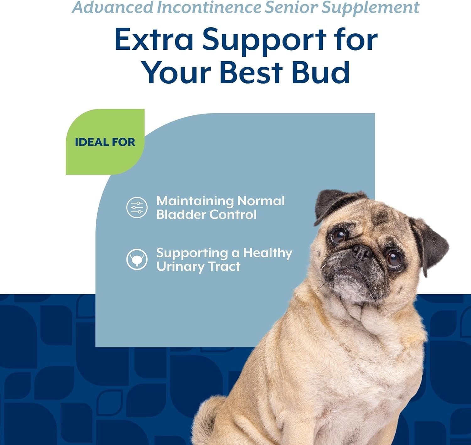 NaturVet Senior Advanced Incontinence Dog Supplement – Helps Support Dog’s Bladder Control, Normal Urination – Includes Synergistic Blend of Botanicals – 60 Ct. Soft Chews - Image 4