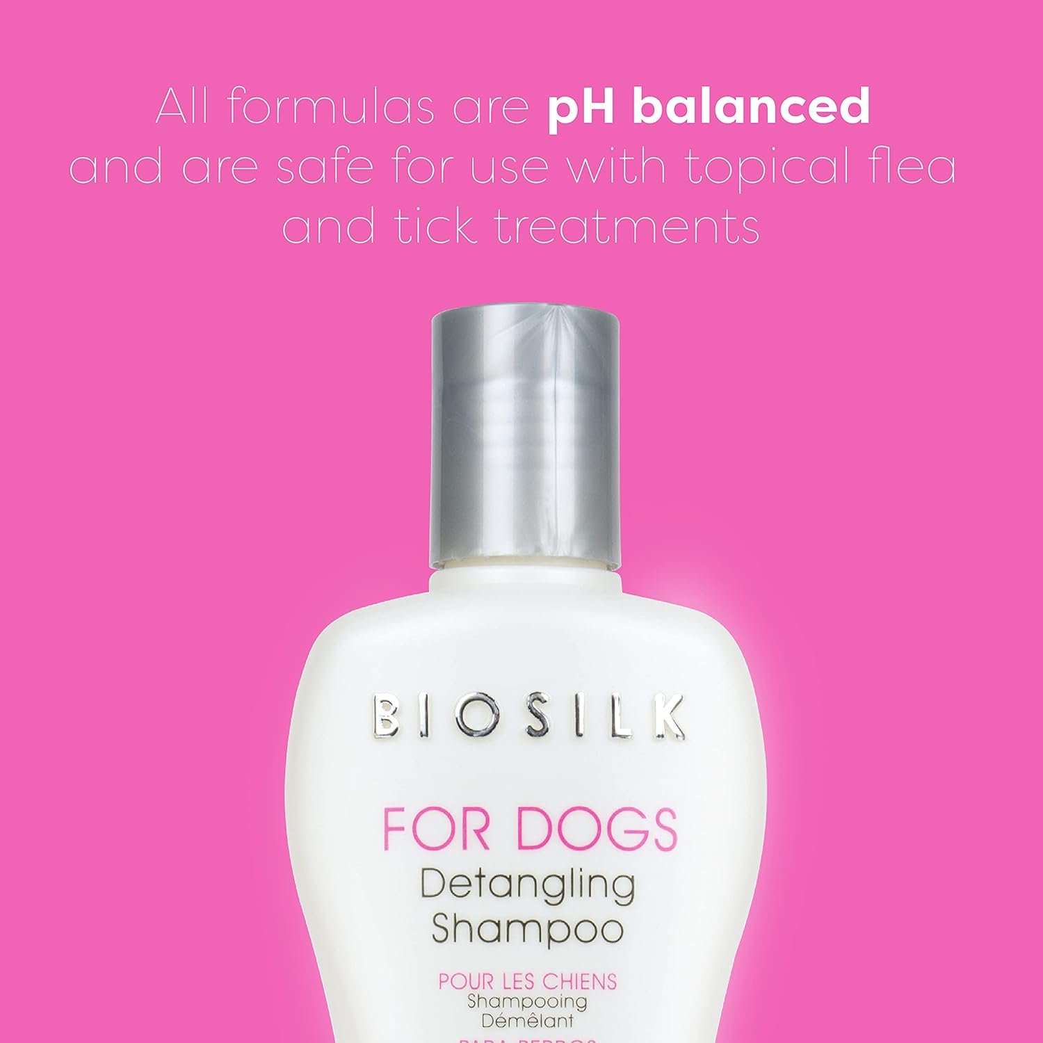 BioSilk for Dogs Silk Therapy Detangling Shampoo, Cleans and Moisturizes, Dematting Shampoo with Silk Proteins and Coconut Oil, No Parabens, pH Balanced, Made in USA, 12 Fl Oz - 6 Pack - Image 5