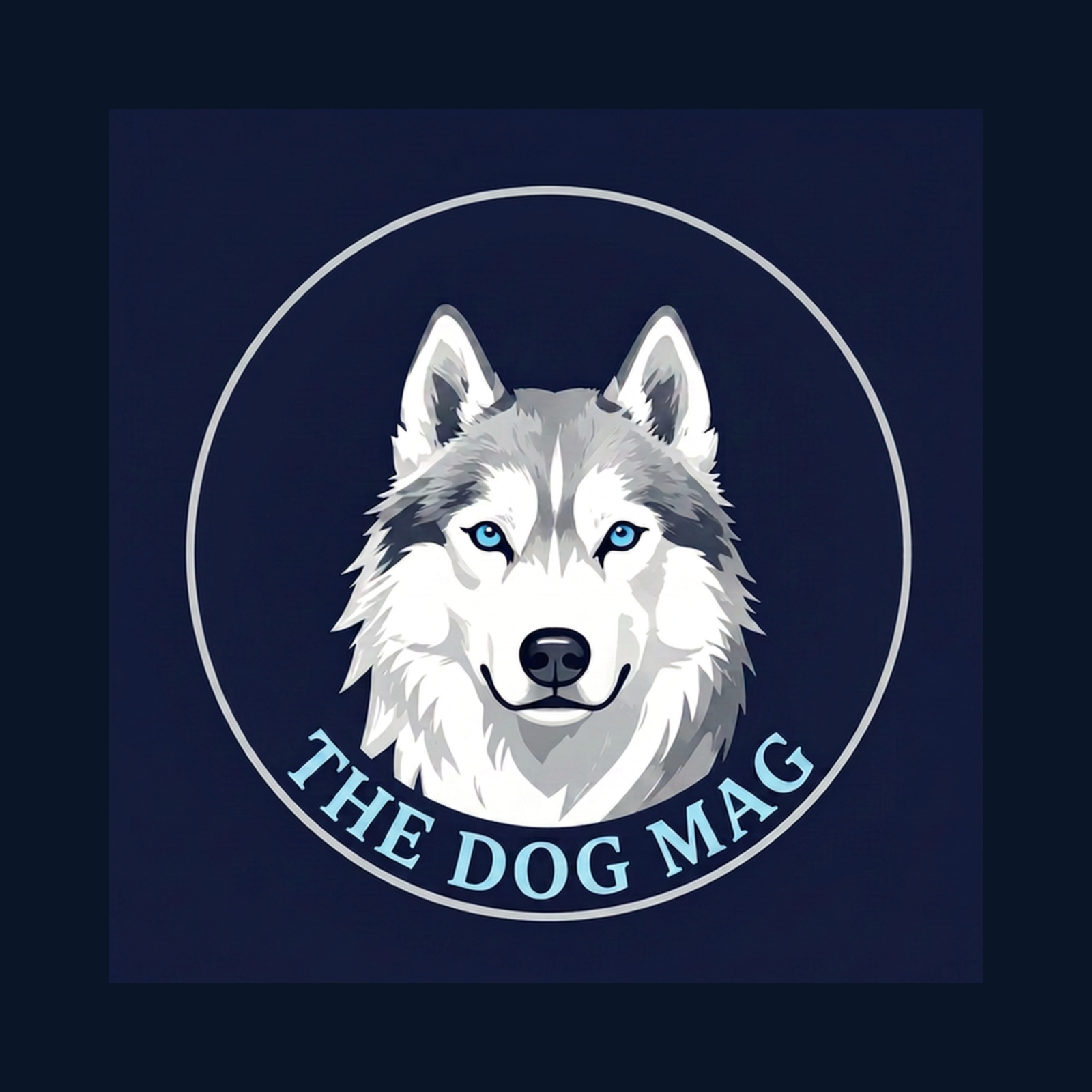 White Husky Logo with Blue Eyes (1)