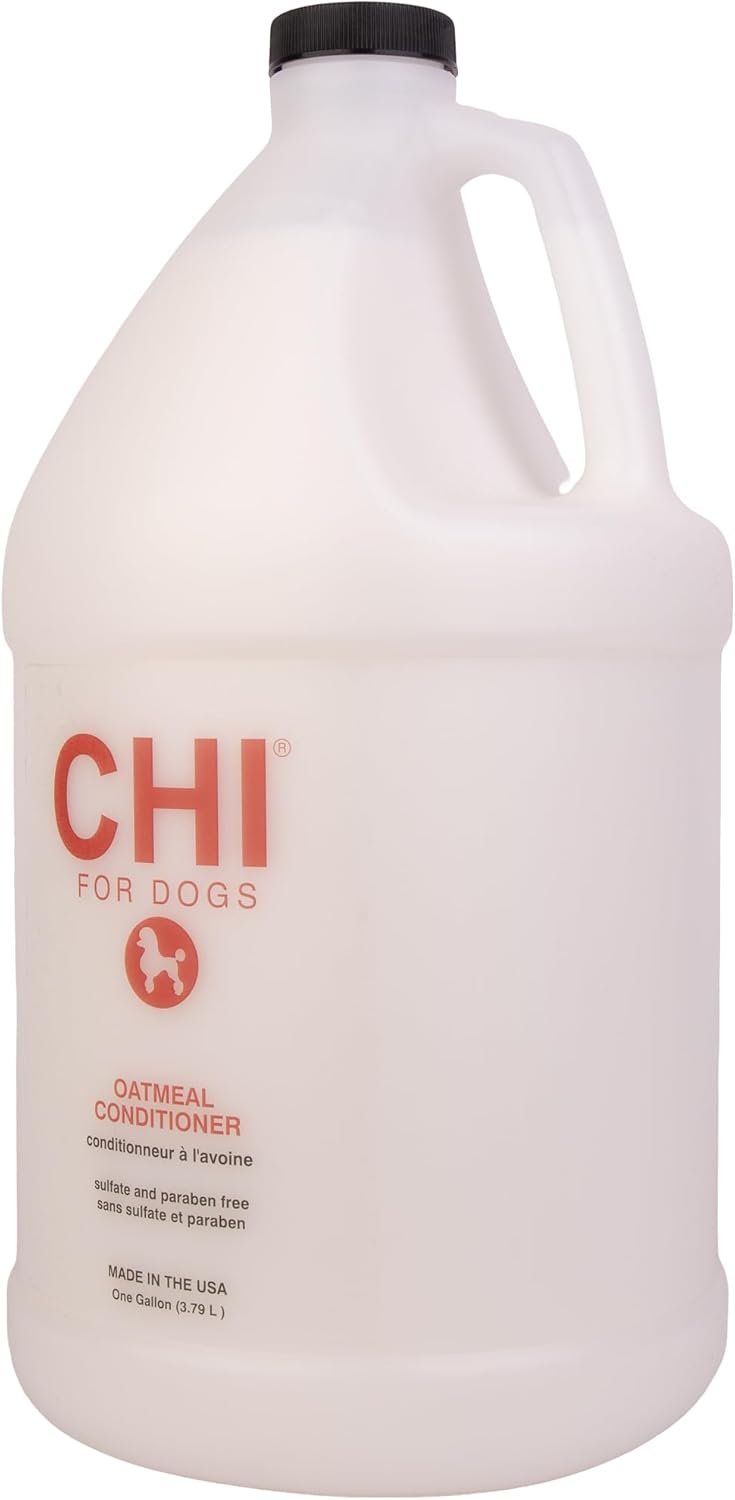 CHI for Dogs Oatmeal Conditioner, Moisturizing Professional Dog Grooming Formula for Sensitive Skin and Dry Coats, for All Breeds, Ionic Technology, Gallon Size, 128 Fl Oz - Image 7