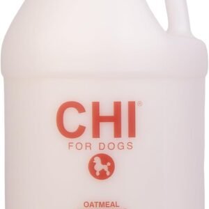CHI for Dogs Oatmeal Conditioner, Moisturizing Professional Dog Grooming Formula for Sensitive Skin and Dry Coats, for All Breeds, Ionic Technology, Gallon Size, 128 Fl Oz
