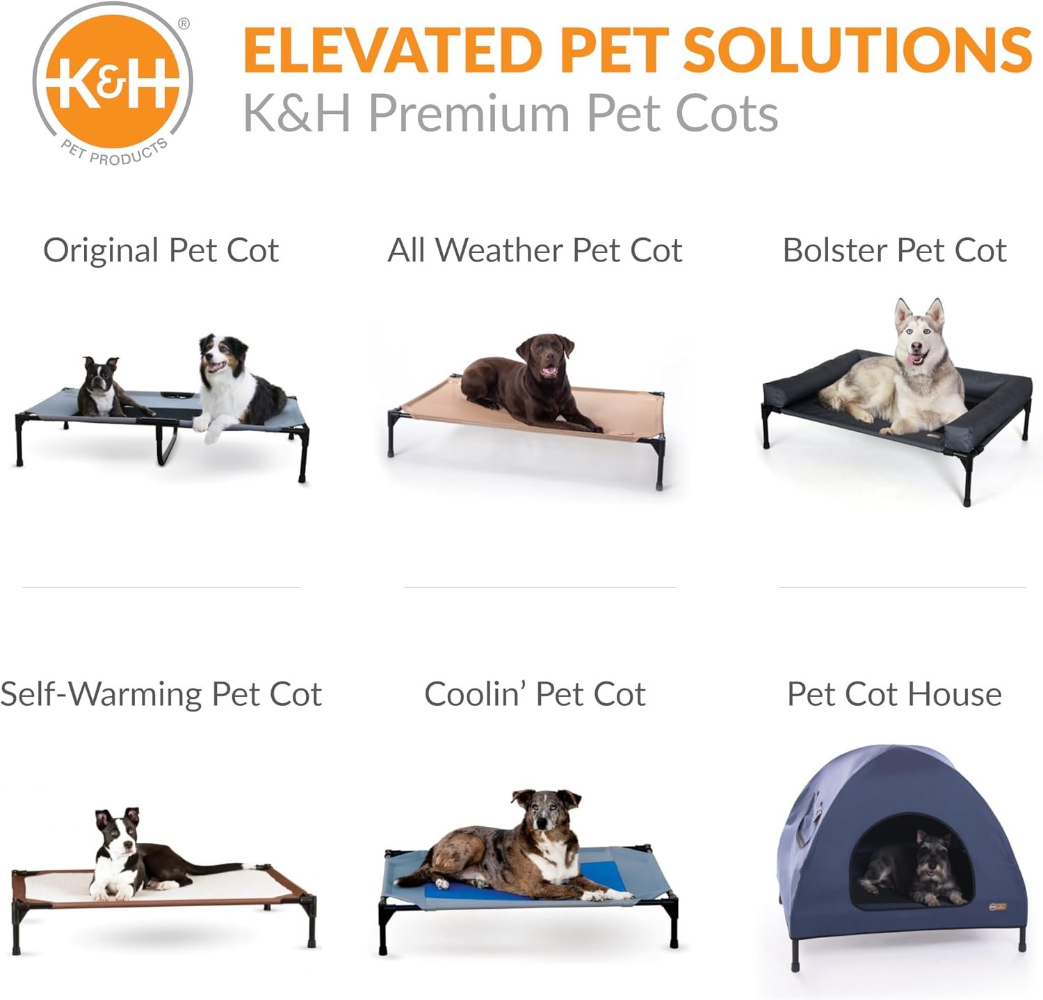 K&H Outdoor Elevated Dog Bed for Large & Extra-Large Pets, Tan, XL 50x32in - Image 9